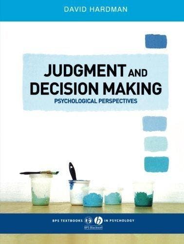 Judgment & Decision Making Psychological 9781405123983, Boeken, Taal | Engels, Gelezen, Verzenden