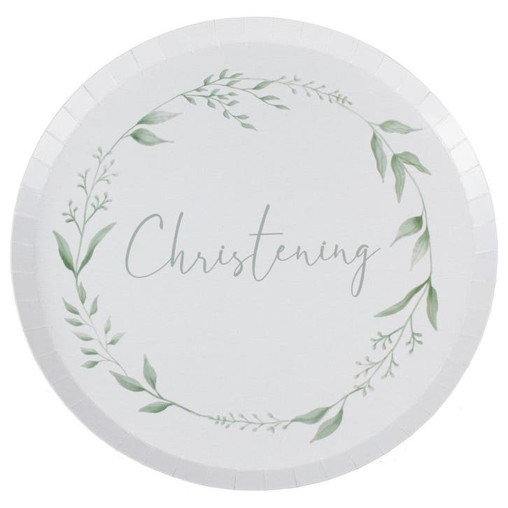 Communie Borden 25cm 8st, Hobby en Vrije tijd, Feestartikelen, Nieuw, Verzenden