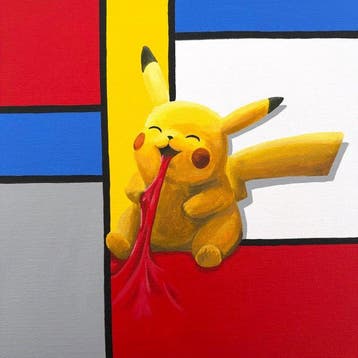 PAAPI (1986) - Pikalicious (Pikachu) x Mondriaan