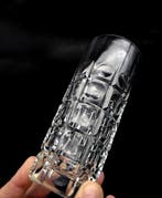 Drinkservies (6) - Platte ribben - Kristal