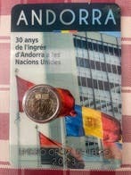 Andorra, Malta. 2 Euro 2023/2024 (2 coins) (Zonder