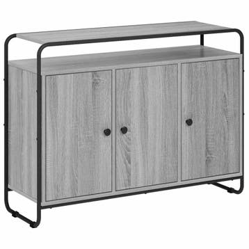 vidaXL Dressoir Grijs Sonoma 102 x 35 x 75 cm Bewerkt hout, Verzenden