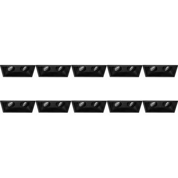 Pragmi Zano Pro 10 Pack GU10 inbouwspot - kantelbaar LED toe, Verzenden