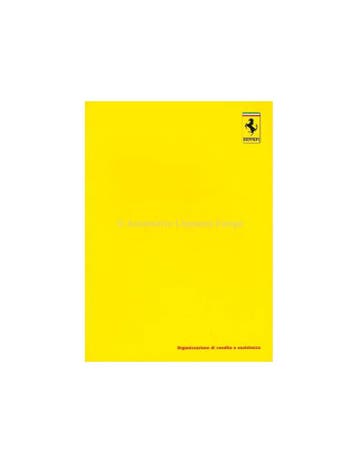 1996 FERRARI VERKOOP & SERIVCE ORGANISATIE HANDBOEK 1053/96