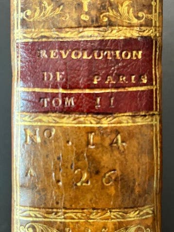 L. Prudhomme - Révolutions de Paris – 8 tomes II à IX –