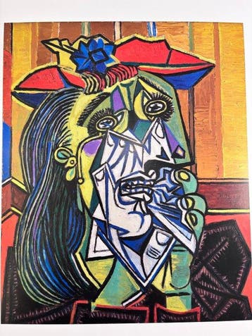 Pablo Picasso (after) - Weeping Woman 1937 / licensed print