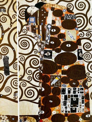 Gustav Klimt (after) - L’albero della vita, (detail)