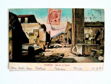 Italie - Carte postale (100) - 1906-1940, Gelopen