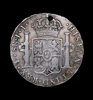 Espagne. Fernand VII. 8 Reales 1825 Potosí JL