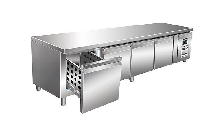 SARO Onderbouw koelwerbank met lades - UGN 4100 TN-4S, Articles professionnels, Horeca | Équipement de cuisine, Envoi