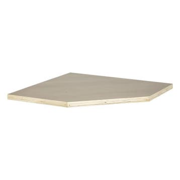 Multiplex werkblad 86,5 x 86,5 x 3,6 cm voor hoekstuk, Bricolage & Construction, Ophalen of Verzenden