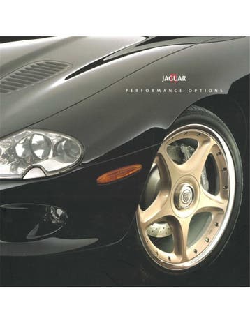 2001 JAGUAR R PERFORMANCE OPTIONS BROCHURE NEDERLANDS