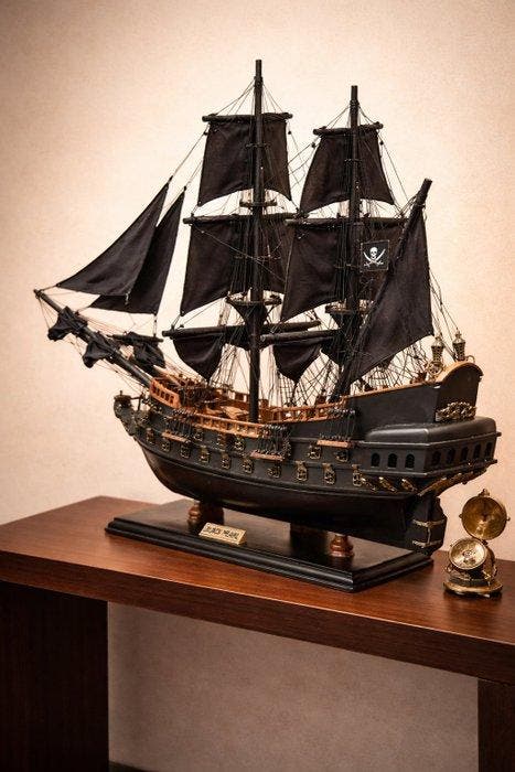 Voilier Fregate Black Pearl en bois 70CM bateau modélismes, Kinderen en Baby's, Speelgoed | Overig