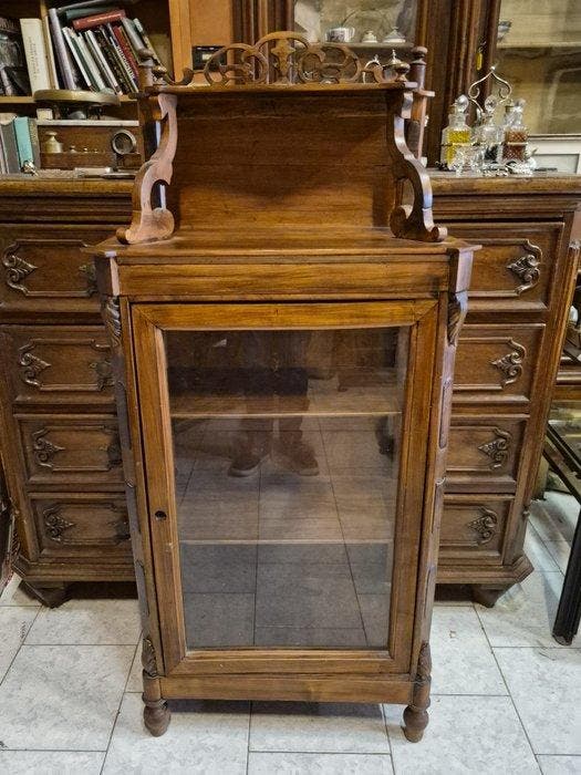 Vitrine - Walnoot, Antiek en Kunst, Antiek | Overige Antiek