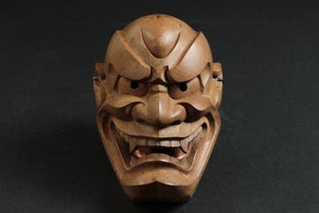Noh masker - Noh-mask – Shikami Fierce Demon door meester