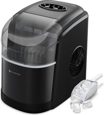 2dekans | KitchenBrothers IJsblokjesmachine - 1.6L - 8 min., Tuin en Terras, Ophalen of Verzenden, Nieuw