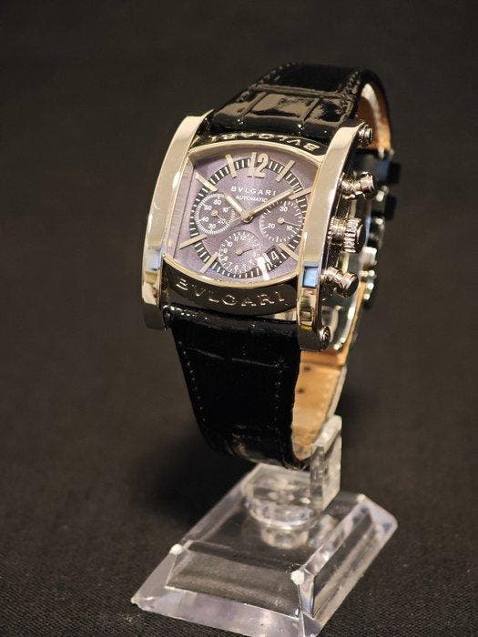 Bvlgari - Bvlgari Assioma Chronograph - AA 44 S CH - Homme -, Handtassen en Accessoires, Horloges | Heren