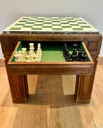 Schaaktafel - Hout, Marmer
