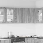 vidaXL Bovenkast Lyon 60x31x60 cm grijs sonoma eiken, Huis en Inrichting, Kasten | Overige, Verzenden, Nieuw