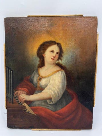 Europese school (XIX) - Santa Cecilia