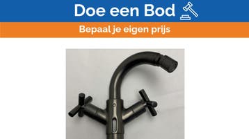 Bieden: Neve FLY 2710 bidet tap matt gunmetal, Ophalen of Verzenden, Nieuw