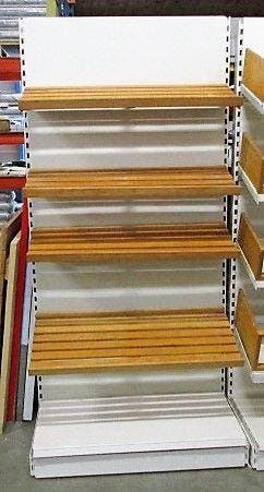Broodstelling 100cm met 4 schappen+ bodem, Zakelijke goederen, Kantoor en Winkelinrichting | Winkel en Inventaris
