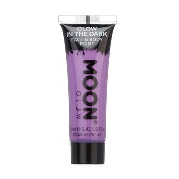Moon Glow Glow in the Dark Face Paint Purple 12ml, Verzenden