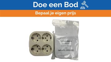 Bieden: Marine Grade Power Wall Socket with Four Double Out, Ophalen of Verzenden