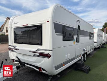 HOBBY Prestige 620 CL - NIEUW - EINDEREEKS, 2 aparte bedden, Rondzit, Hobby, Voortentlamp