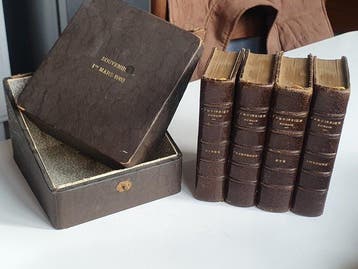 Romeins Paroissien (4) - Antiek - Bladgoud - 1850-1900 -
