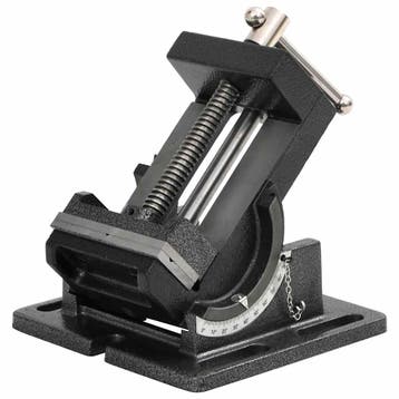 vidaXL Bankschroef kantelbaar handmatig 110 mm, Doe-het-zelf en Bouw, Verzenden, Nieuw