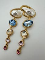 Oscar De La Renta - gold-Plated - Swarovski & Baroque Pearl
