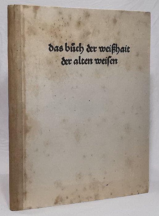 Anonym - Das Buch der weißhait der alten weisen [Book of, Antiek en Kunst, Antiek | Boeken en Manuscripten