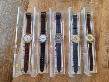 Swatch - Gent Leather Collection - Five Watch Set - Zonder