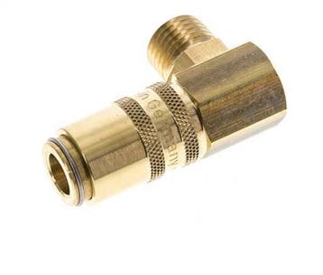 Coupleur de moule en laiton DN 6 Filets mâles M14x1.5 Double, Bricolage & Construction, Verzenden