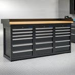 Datona Werkbank PRO met bamboe werkblad en 18 lades - 200, Ophalen of Verzenden, Nieuw