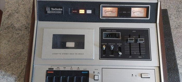 Technics - RS-263US Cassetterecorder-speler, TV, Hi-fi & Vidéo, Radios