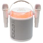 Ibiza KARAHOME-WH Bluetooth Karaoke Speaker Op Accu 120W, Audio, Tv en Foto, Luidsprekerboxen, Nieuw
