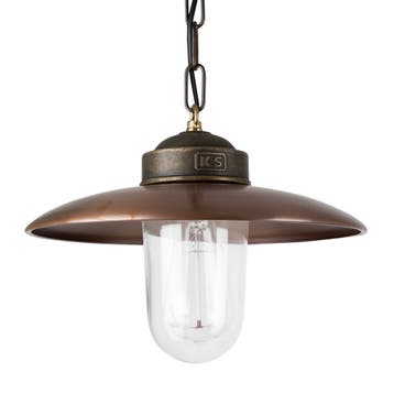 Buitenverlichting brons-koper Landes Hanglamp Brons, Verzenden, Nieuw