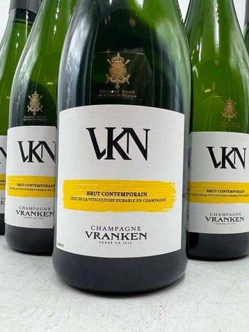 Vranken, Brut Contemporain - Champagne Brut - 6 Flessen, Verzamelen, Nieuw