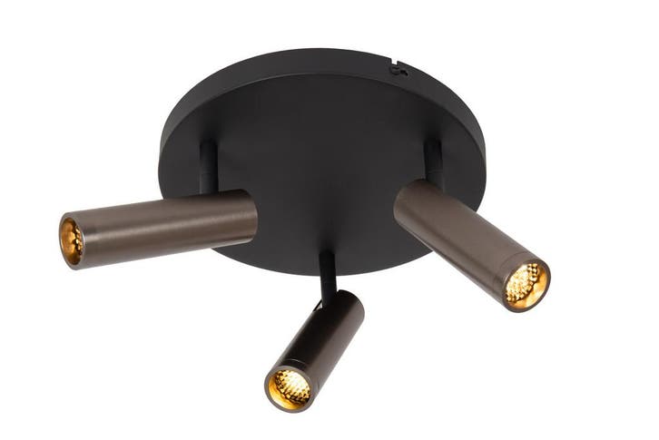 Lucide GRADO - Plafondspot - Ø 25 cm - 3xGU10, Huis en Inrichting, Lampen | Spots, Nieuw, Verzenden