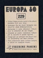 1980 Panini #229 Europa 80 - Badge: Austria - 1 Sticker -, Nieuw