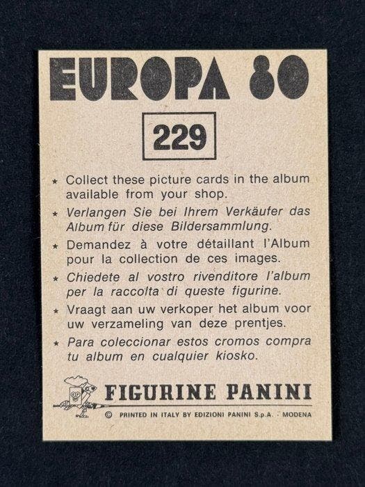 1980 Panini #229 Europa 80 - Badge: Austria - 1 Sticker -, Verzamelen, Stickers
