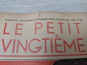 Tintin N. 38 - Le Petit Vingtième - 1 Numéro - EO -