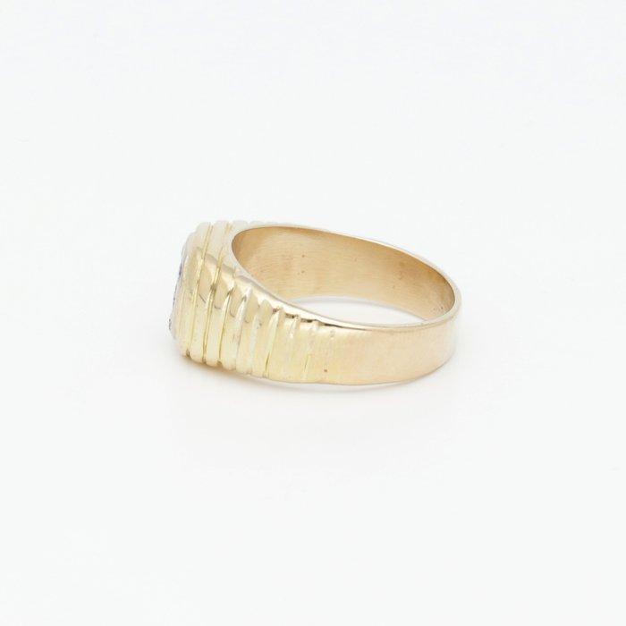 Ring - 18 karaat Geel goud Diamant (Natuurlijk), Handtassen en Accessoires, Ringen
