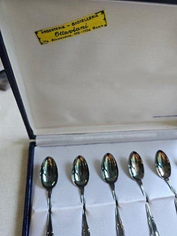 Greggio/Argenteria Stella - Lepel (6) - .800 zilver