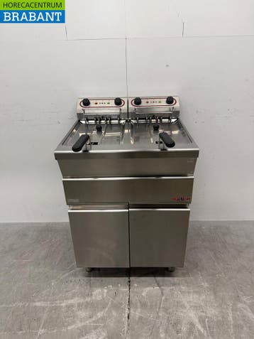 RVS Stilfer Dubbele Friteuse 2 x 12 liter 2 x 400V Horeca, Ophalen of Verzenden, Nieuw in verpakking