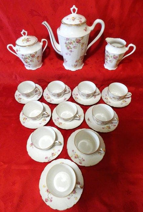 Limoges - Henry en Arthur Balleroy - ca. 1920 - Koffie- en, Antiek en Kunst, Antiek | Glaswerk en Kristal