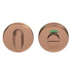 WC-Sluiting 8 mm Rond PVD Mat Brons, Ophalen of Verzenden, Nieuw