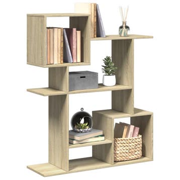 vidaXL Kamerscherm / boekenkast 92x29x112 cm hout sonoma, Verzenden, Nieuw